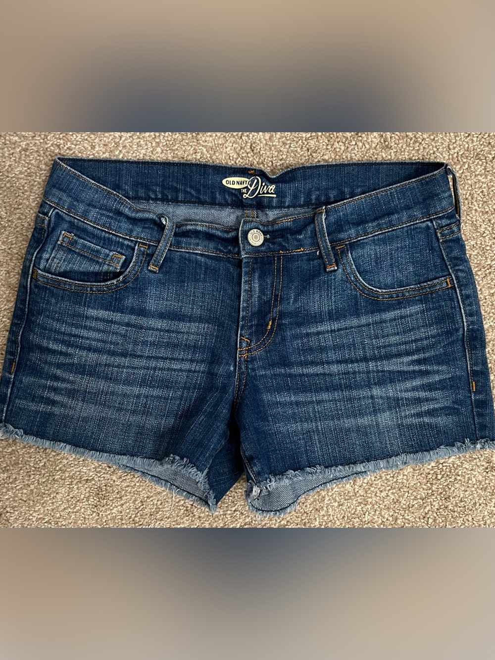 Old Navy The Diva Denim Jean Shorts Size 2